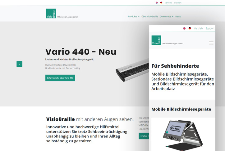 Webrelaunch VisioBraille GmbH